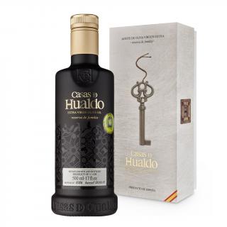 Casas de Hualdo Reserva de Familia 500 ml – prémiový extra panenský olivový olej v luxusním dárkovém balení