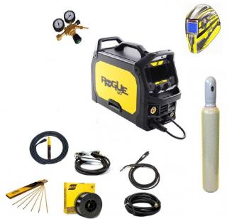 ESAB Rogue EMP 210 PRO Varianta: SET 32: svářečka s výbavou v popisu stroje + kukla expert 730ARC++ + RV CO2 + lahev CO2 plná