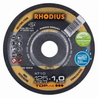 Řezný kotouč Ø 125 - 230 mm Rhodius TopLine  TOP kvalita Řezný kotouč: ø 150 /1,5 mm