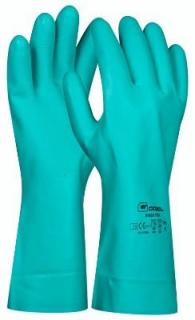 Rukavice gumové pracovní GEBOL  odolné ochranné gumové rukavice Velikost: L