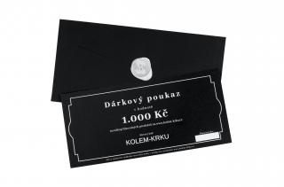 Dárkový poukaz v hodnotě 1.000 Kč