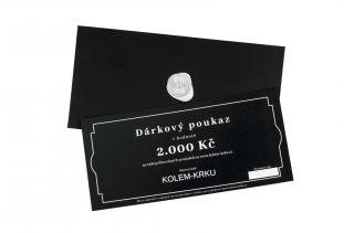 Dárkový poukaz v hodnotě 2.000 Kč