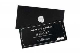 Dárkový poukaz v hodnotě 5.000 Kč