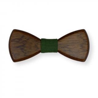 Dřevěný motýlek Bow Sapele Green