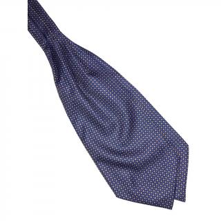 Pánský šátek Askot Soft Silk - Blue Geometric