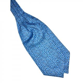 Pánský šátek Askot Soft Silk - Blue Paisley