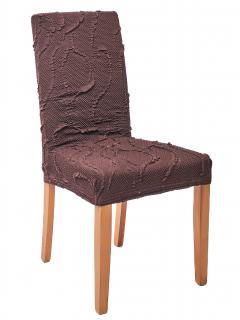 Potah na židli CAMILA Barva: Hnědá
