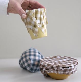 Fabelab Voskované ubrousky na svačinu 3 ks Ochre  Fabelab Beeswax Wraps Ochre