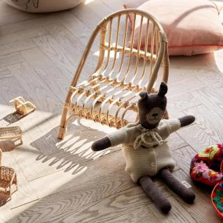 fermLIVING Ratanové křesílko pro panenky  fermLIVING Doll Chair