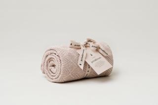 Garbo&Friends Crochet Ollie Cotton Blanket Pink