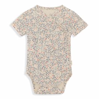 Konges Sløjd Body s krátkým rukávem Rose Hip Blue  Konges Sløjd Classic Newborn SS Body Velikost: 12 měsíců