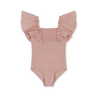 Konges Slojd Dívčí plavky Fresia Mellow Rose  Konges Sløjd Fresia Swimsuit Velikost: 3 roky