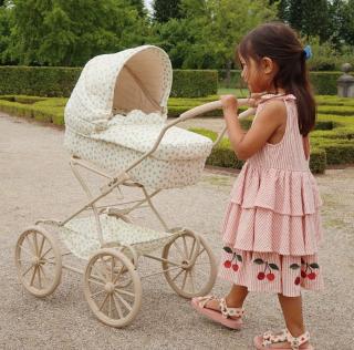 Konges Slojd Hluboký kočárek pro panenky Fleur Coloré  Konges Sløjd Dolls Pram