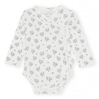 Konges Sløjd Zavinovací body Clochette Bleue  Konges Sløjd Classic Newborn LS Body Velikost: 2-3 měsíce