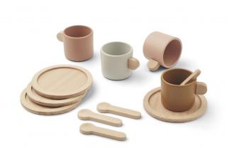 Liewood Dřevěné servírovací nádobí Callum Rose  Liewood Callum Play Tableware