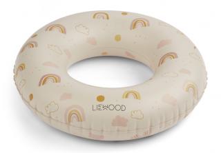 Liewood Nafukovací kruh Baloo Swim Ring Rainbow Love Sandy