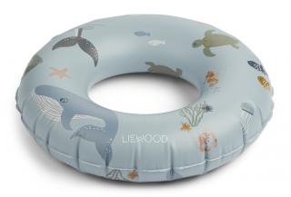 Liewood Nafukovací kruh Baloo Swim Ring Sea Creature Blue