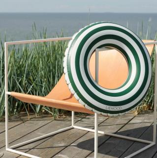 Liewood Nafukovací kruh Baloo Swim Ring Stripe Garden Green/Creme