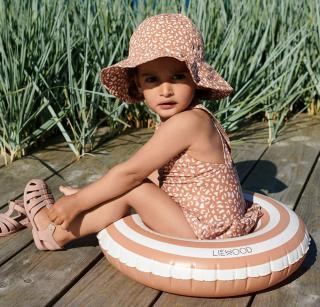 Liewood Nafukovací kruh Baloo Swim Ring Stripe Tuscany Rose/Creme