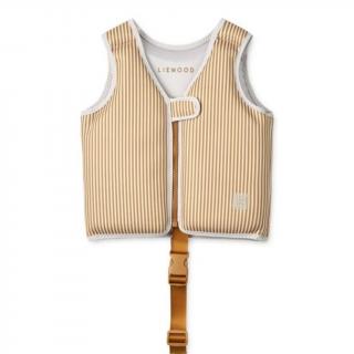 Liewood Plovací vesta Dove Stripe Sandy/Golden Caramel  Liewood Dove Swim Vest Velikost: 1-2 roky (11-15 kg)