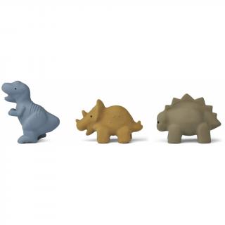 Liewood Silikonové hračky David Dino Multi  Liewood David toys 3-pack