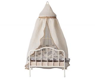 Maileg Baldachýn k postýlkám pro myšky Cream  Maileg Miniature Bed Canopy