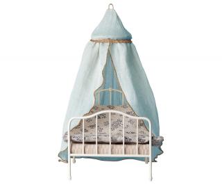 Maileg Baldachýn k postýlkám pro myšky Mint  Maileg Miniature Bed Canopy