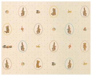 Maileg Balicí papír Bunnies and Teddies 10 m  Maileg Giftwrap Bunnies and Teddies, 10 m