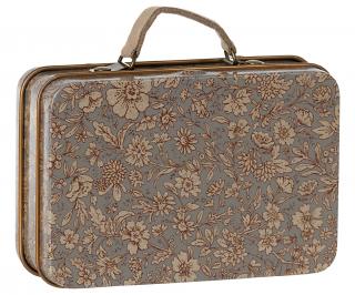 Maileg Kovový kufřík Blossom Grey  Maileg Small suitcase