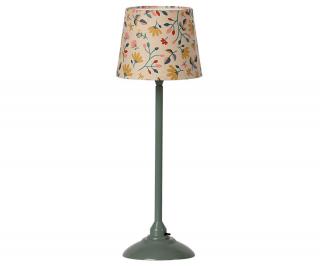 Maileg Stojací svítící lampa Floor Lamp Dark Mint Mini