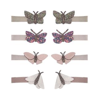 Mimi&Lula Mini sponky s exotickými motýlky  Rainforest Butterfly Mini Clips