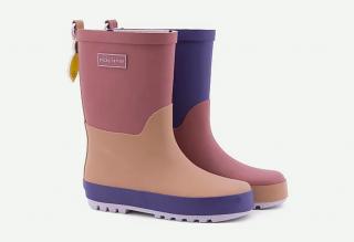 Sticky Lemon Rainboots - fialová/růžová Velikost: 23