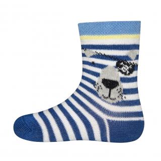 Chlapecké ponožky Modrý Vlk pirát Velikost: EU 23-26