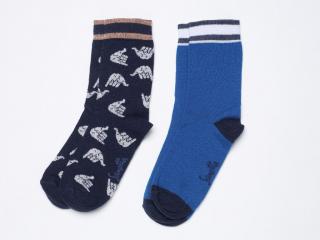Chlapecké ponožky Symbol (2 páry) modré Velikost: EU 31-34