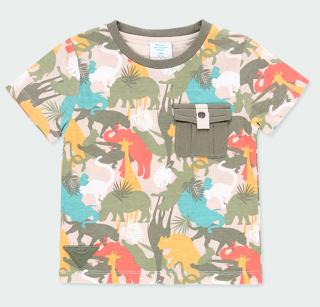 Chlapecké tričko barevné Safari zvířátka Velikost: 110