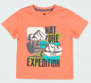 Chlapecké tričko oranžové Nature Organic Velikost: 104