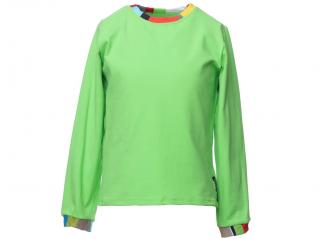 Dětské sportovní tričko zelený Ptáček Velikost: 104