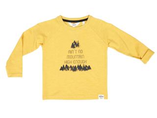 Dětské tričko Hora žluté ORGANIC Velikost: 98