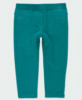 Dívčí kalhoty s fleecem zelené Velikost: 86