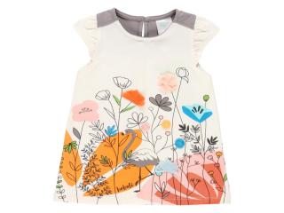 Dívčí letní šaty s květinami Velikost: 116