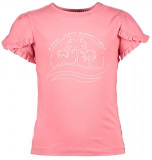 Dívčí tričko růžové s volánky Ibiza Velikost: 104