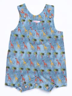Kojenecké šortky s laclem Žirafy Nemo Organic Velikost: 80