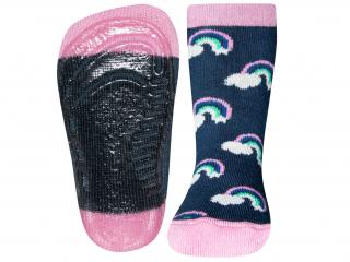 Ponožky s protiskluzem Duha Velikost: EU 18-19