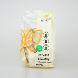 Jáhlové bezlepkové piškotky s lesním ovocem - Natural 150g
