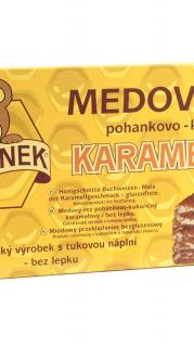 Medánek - medový řez pohankovo - kukuřičný karamelový bez lepku 370g