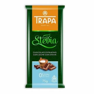 Mléčná čokoláda se stévií - TRAPA 75g