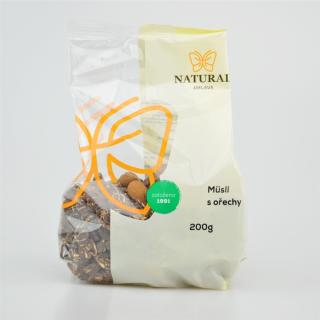 Müsli čoko s ořechy - Natural 200g