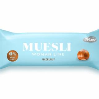 Tyčinka müsli  bez cukru - oříšek - Tekmar 30g