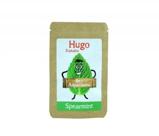 Žvýkačky Spearmint bez aspartamu - Hugo 9g