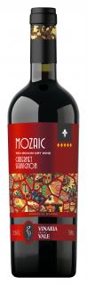 Moldavské červené víno Vinaria Din Vale -Mozaic Cabernet Sauvignon, 2020 Počet ks: 1ks